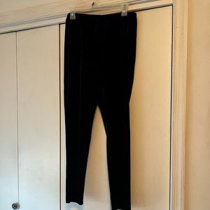 Chico's Black Velvet Leggings - Size 1 (Chico's Sizing)